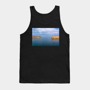 Valletta city and Fort St. Angelo in Birgu Tank Top